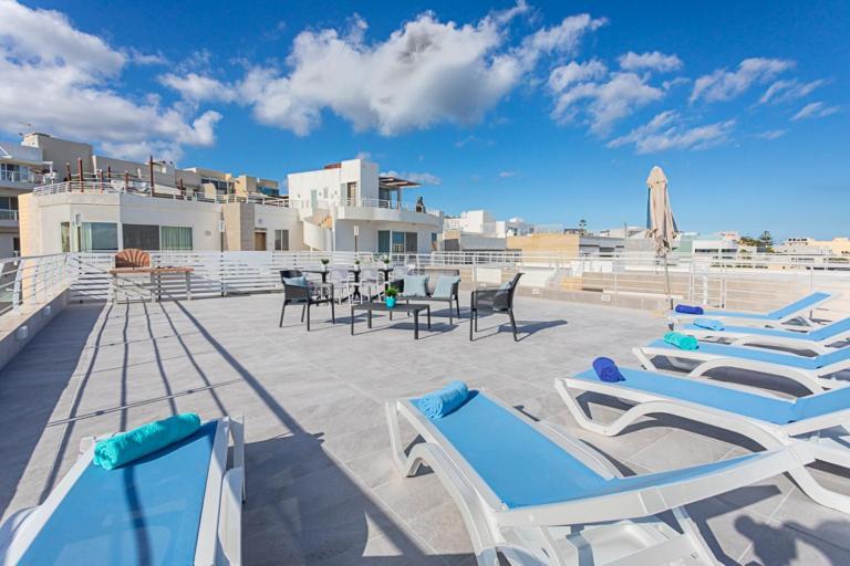 Ferienwohnung Waters-Edge Complex Marsaskala Exterior foto